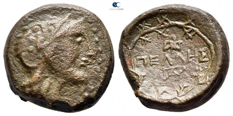 Macedon. Pella 167-37 BC. 
Bronze Æ

21 mm., 12,02 g.



nearly very fine...