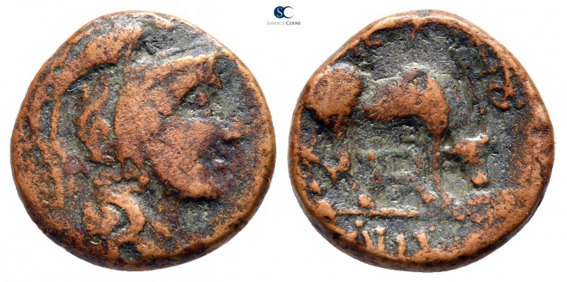 Macedon. Pella (?) circa 187-31 BC. 
Bronze Æ

16 mm., 3,89 g.



nearly ...