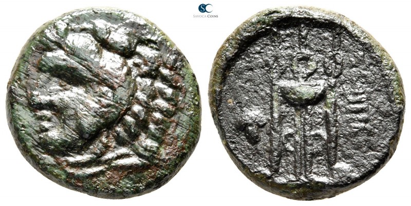 Macedon. Philippi 356-345 BC. 
Bronze Æ

19 mm., 6,19 g.



very fine