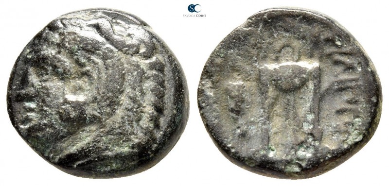 Macedon. Philippi 356-345 BC. 
Bronze Æ

17 mm., 5,2 g.



very fine
