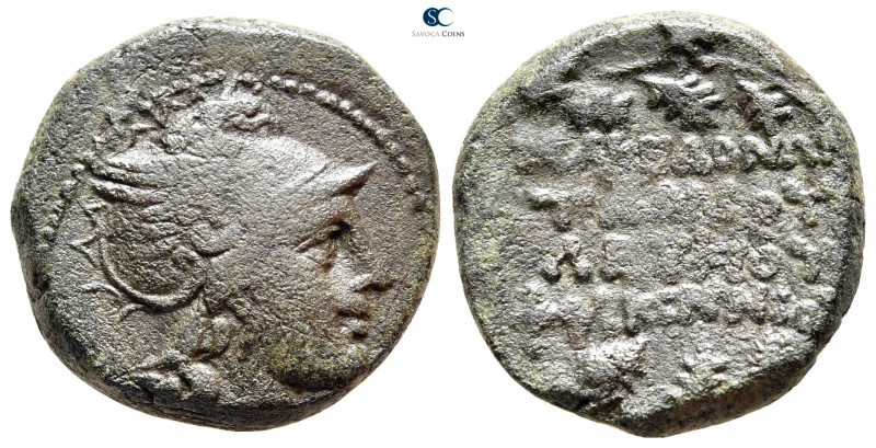 Macedon. Uncertain mint. Under Roman Protectorate 168-167 BC. 
Bronze Æ

21 m...