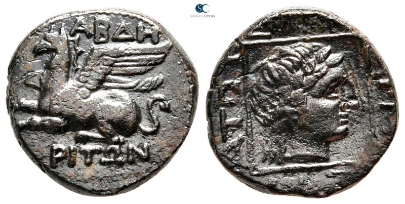Thrace. Abdera 380-300 BC. 
Bronze Æ

17 mm., 4,13 g.



very fine