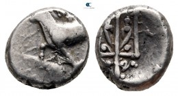 Thrace. Byzantion circa 416-357 BC. Hemidrachm AR