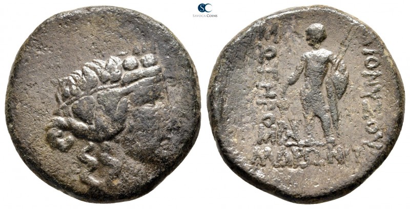 Thrace. Maroneia 189-49 BC. 
Bronze Æ

26 mm., 10,15 g.



very fine