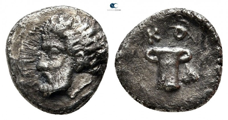 Kings of Thrace. Kypsela. Odrysian. Kotys I 383-359 BC. 
Obol AR

10 mm., 0,8...