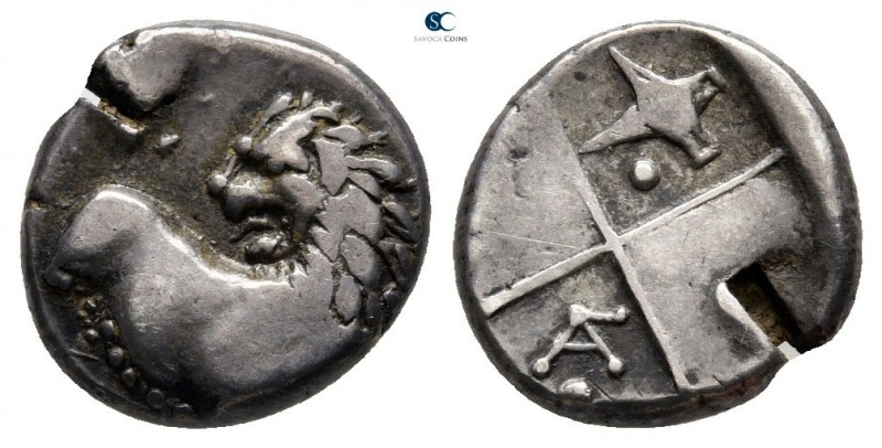 The Thracian Chersonese. Chersonesos 386-338 BC. 
Hemidrachm AR

13 mm., 2,34...