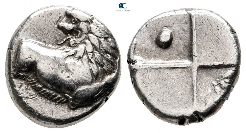 The Thracian Chersonese. Chersonesos 386-338 BC. 
Hemidrachm AR

13 mm., 2,4 ...
