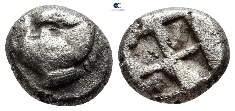 The Thracian Chersonese. Chersonesos 386-338 BC. 
Hemidrachm AR

12 mm., 2,26...