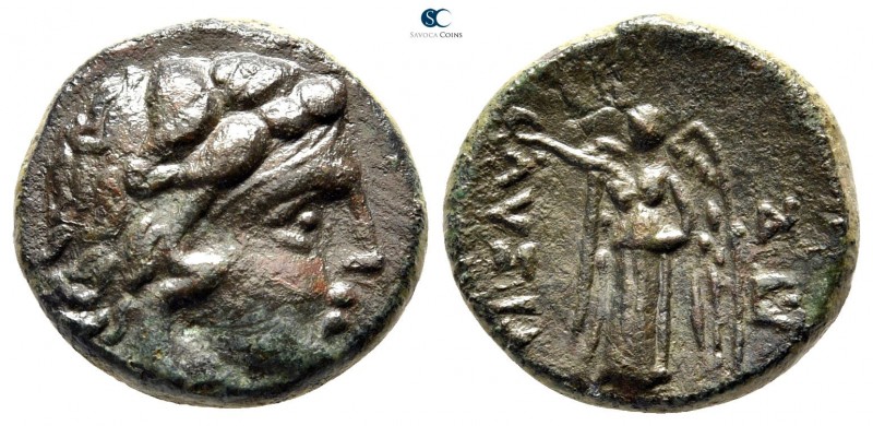 The Thracian Chersonese. Lysimacheia 245-225 BC. 
Bronze Æ

17 mm., 3,78 g.
...