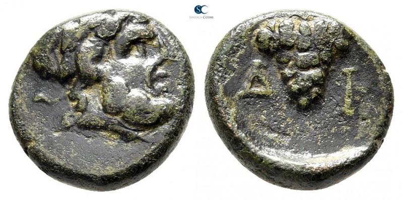 Moesia. Dionysopolis 250-200 BC. 
Bronze Æ

11 mm., 1,55 g.



very fine