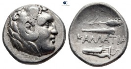 Moesia. Kallatis circa 300-150 BC. Drachm AR