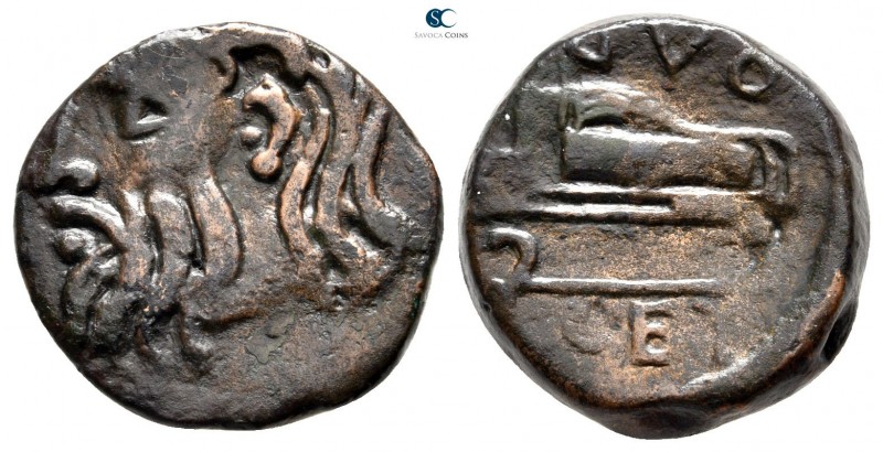 Scythia. Olbia 320-300 BC. 
Bronze Æ

21 mm., 7,17 g.



very fine