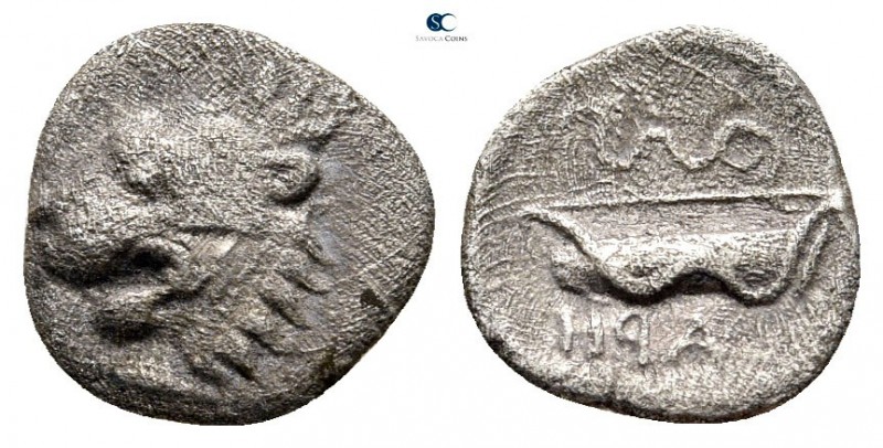 Thessaly. Herakleia Trachineia circa 370-350 BC. 
Obol AR

11 mm., 0,68 g.
...