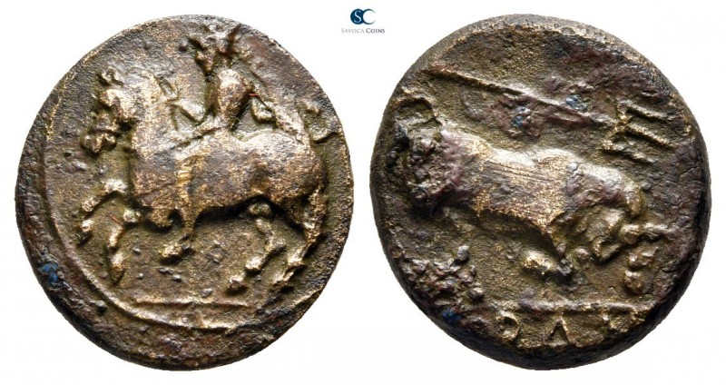 Thessaly. Krannon circa 400-350 BC. 
Bronze Æ

16 mm., 2,53 g.



very fi...