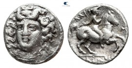 Thessaly. Larissa 395-344 BC. Trihemiobol AR
