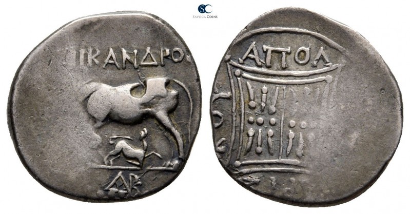 Illyria. Apollonia 229 BC-AD 100. 
Drachm AR

19 mm., 3,38 g.



very fin...