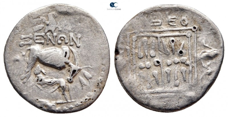 Illyria. Dyrrhachion 229-100 BC. 
Foureé Drachm

20 mm., 2,39 g.



very ...