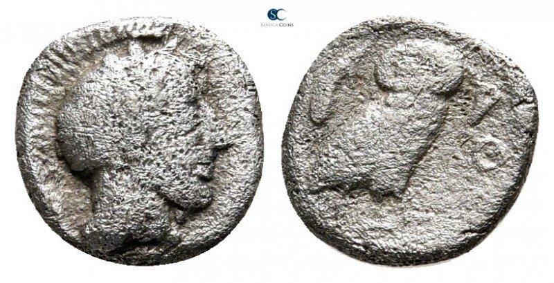 Attica. Athens circa 454-404 BC. 
Obol AR

9 mm., 0,54 g.



nearly very ...