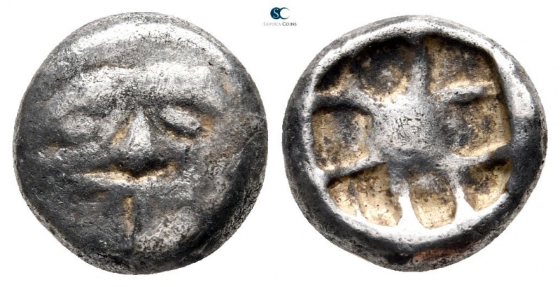 Mysia. Parion 500-475 BC. 
Drachm AR

13 mm., 3,02 g.



fine