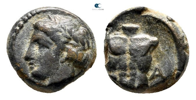 Ionia. Magnesia ad Maeander after 400 BC. 
Bronze Æ

9 mm., 0,61 g.



ve...