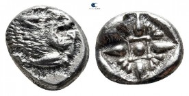 Ionia. Miletos circa 600-500 BC. Diobol AR