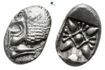 Ionia. Miletos circa 525-500 BC. Diobol AR