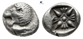 Ionia. Miletos circa 525-500 BC. Diobol AR