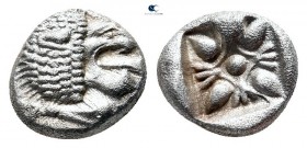 Ionia. Miletos circa 525-475 BC. Diobol AR