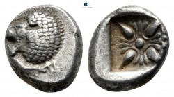 Ionia. Miletos circa 525-475 BC. Diobol AR