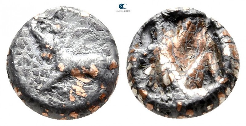 Ionia. Phokaia 625-522 BC. 
Fourrée Hekte

8 mm., 1,39 g.



very fine