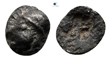 Ionia. Phokaia 521-478 BC. 
Tetartemorion AR

6 mm., 0,16 g.



very fine