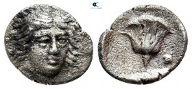 Islands off Caria. Rhodos 408-390 BC. Hemidrachm AR
