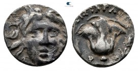 Islands off Caria. Rhodos circa 205-190 BC. Hemidrachm AR