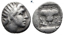 Islands off Caria. Rhodos circa 200-50 BC. Hemidrachm AR