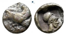 Islands off Caria. Rhodos. Ialysos circa 480-408 BC. Obol AR