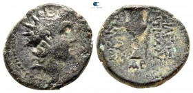 Seleukid Kingdom. Apameia. Antiochos VI Dionysos 144-142 BC. Bronze Æ