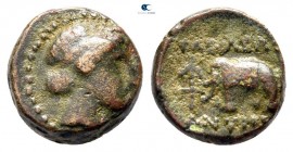 Seleukid Kingdom. Sardeis. Antiochos III Megas 223-187 BC. Bronze Æ