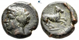 Zeugitania. Carthage 370-340 BC. Bronze Æ