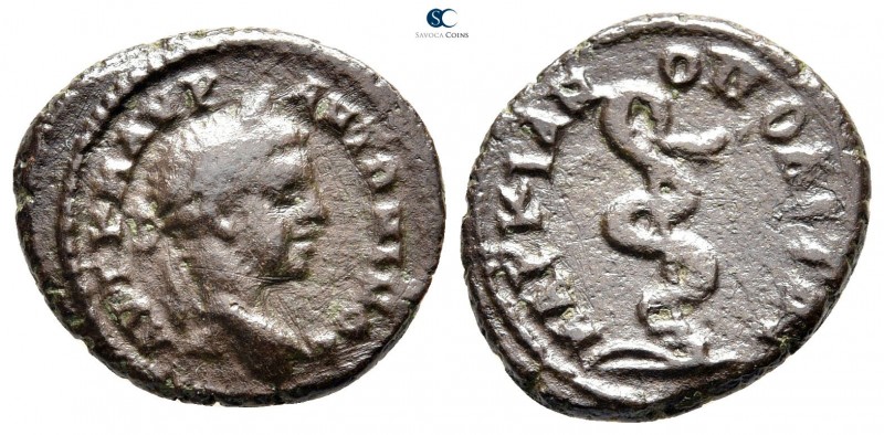 Moesia Inferior. Marcianopolis. Caracalla AD 198-217. 
Bronze Æ

18 mm., 3,02...