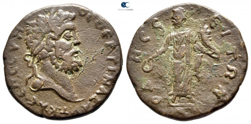 Moesia Inferior. Odessos. Septimius Severus AD 193-211. 
Bronze Æ

27 mm., 9,...
