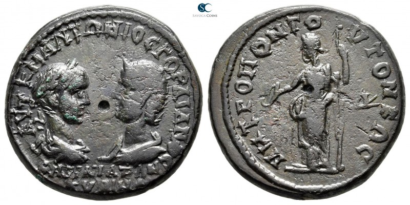 Moesia Inferior. Tomis. Gordian III with Tranquillina AD 238-244. 
Bronze Æ

...