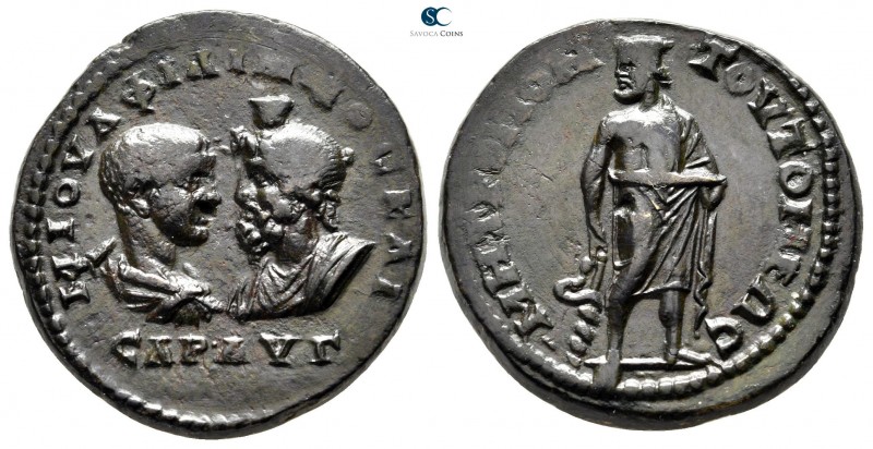 Moesia Inferior. Tomis. Philip II as Caesar AD 244-247. 
Bronze Æ

27 mm., 12...