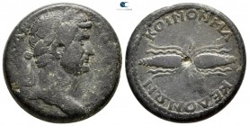 Macedon. Koinon of Macedon. Hadrian AD 117-138. Bronze Æ