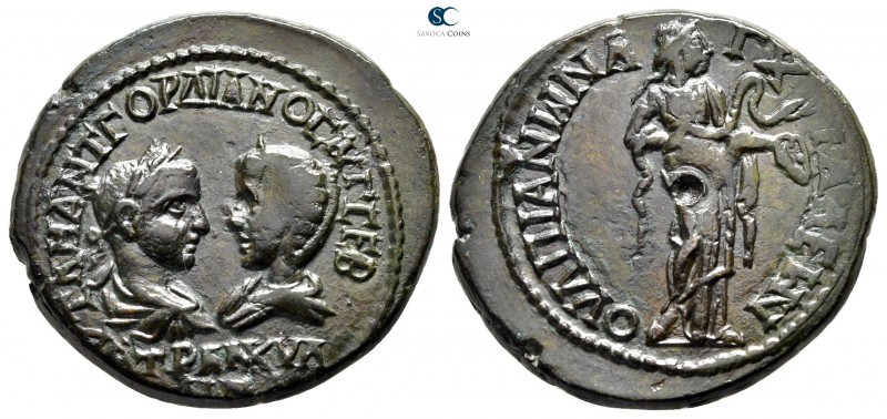Thrace. Anchialos. Gordian III with Tranquillina AD 238-244. 
Bronze Æ

29 mm...