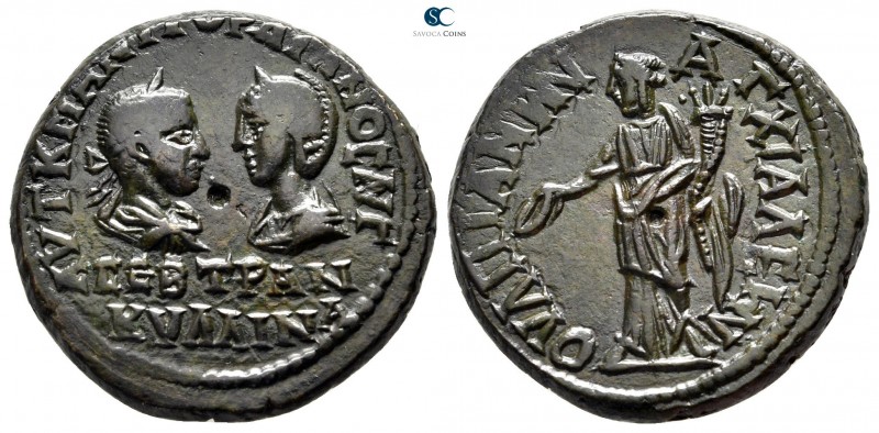 Thrace. Anchialos. Gordian III with Tranquillina AD 238-244. 
Bronze Æ

26 mm...