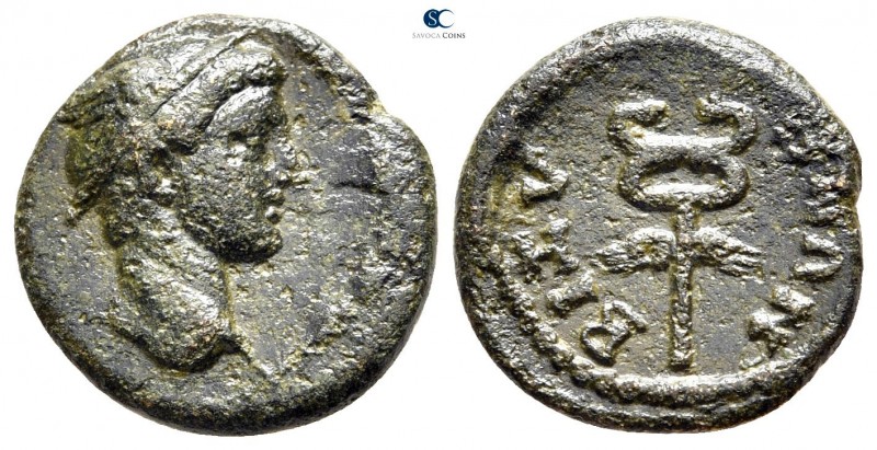 Thrace. Bizya. Pseudo-autonomous issue circa 100 BC-AD 100. 
Bronze Æ

16 mm....