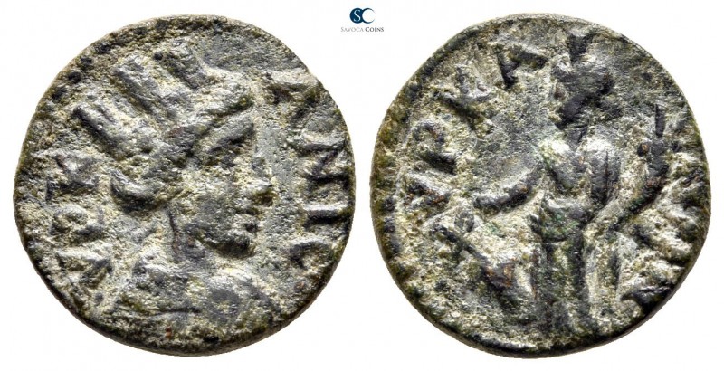 Lydia. Hyrkaneis. Pseudo-autonomous issue AD 180-270. 
Bronze Æ

17 mm., 2,89...