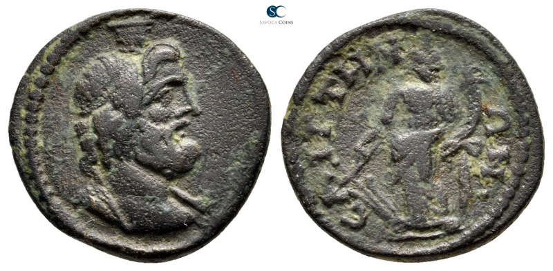 Lydia. Saitta. Pseudo-autonomous issue AD 198-268. 
Bronze Æ

19 mm., 3,92 g....