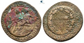 Lydia. Sardeis. Germanicus with Drusus 4 BC-AD 19. Died AD 19 & AD 23, respectively. Bronze Æ