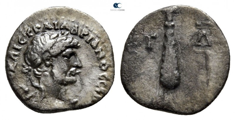 Cappadocia. Caesarea. Hadrian AD 117-138. 
Hemidrachm AR

14 mm., 1,42 g.

...